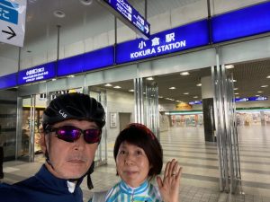 自転車の輪行でお墓参り