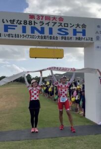 沖縄のトライアスロン大会に参加しました！