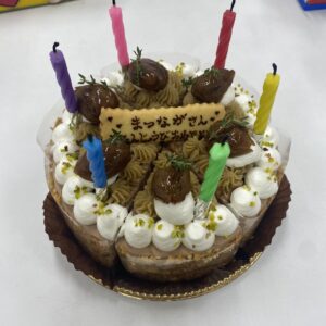 お祝いしていただきました♪